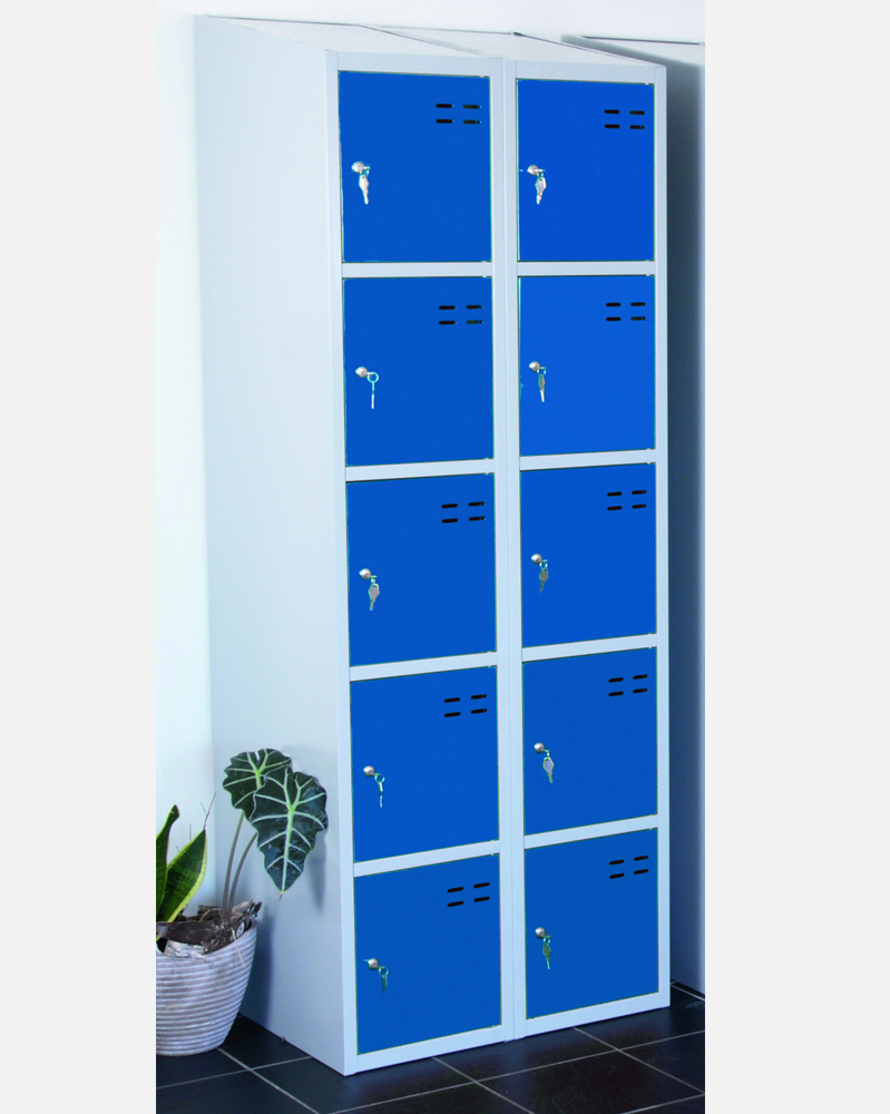 Storage locker, Blue/Grey 10 Completed