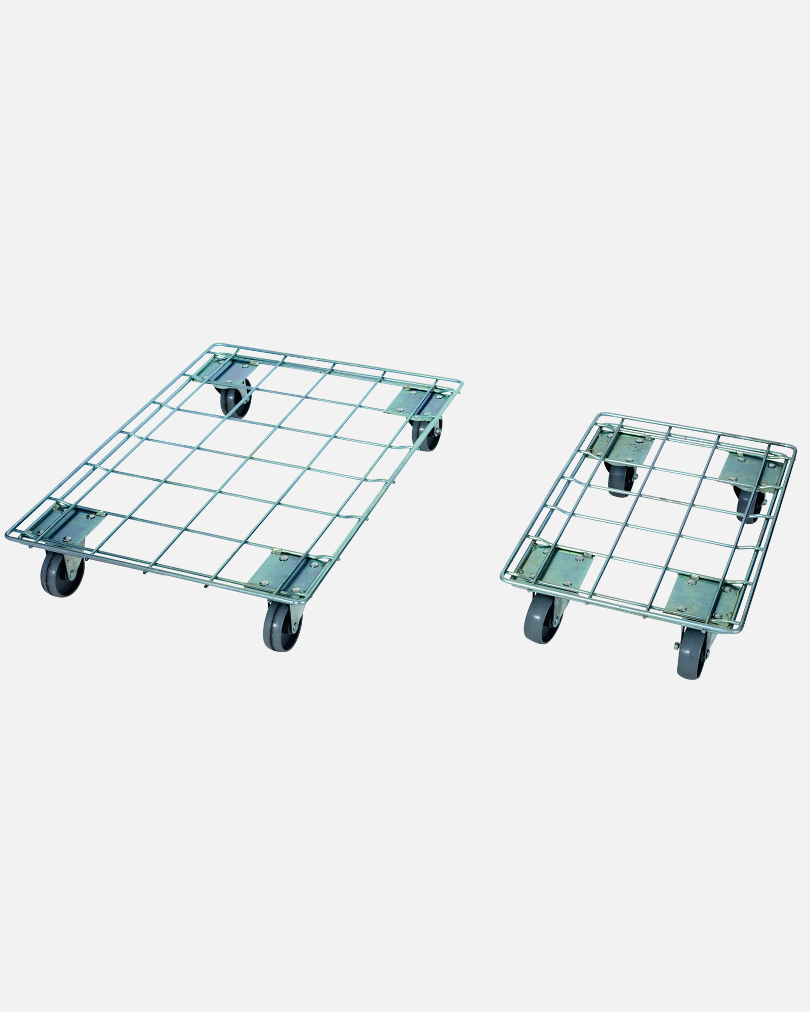 ZD400B Galvanised Crate Trolley 800x600