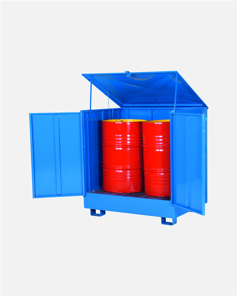 Giá Để 2 Thùng Phuy Có Nắp Đậy