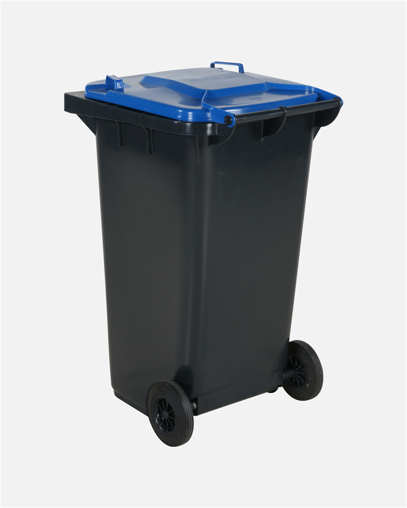 Thùng Rác 240 Lít Nắp Xanh Dương
